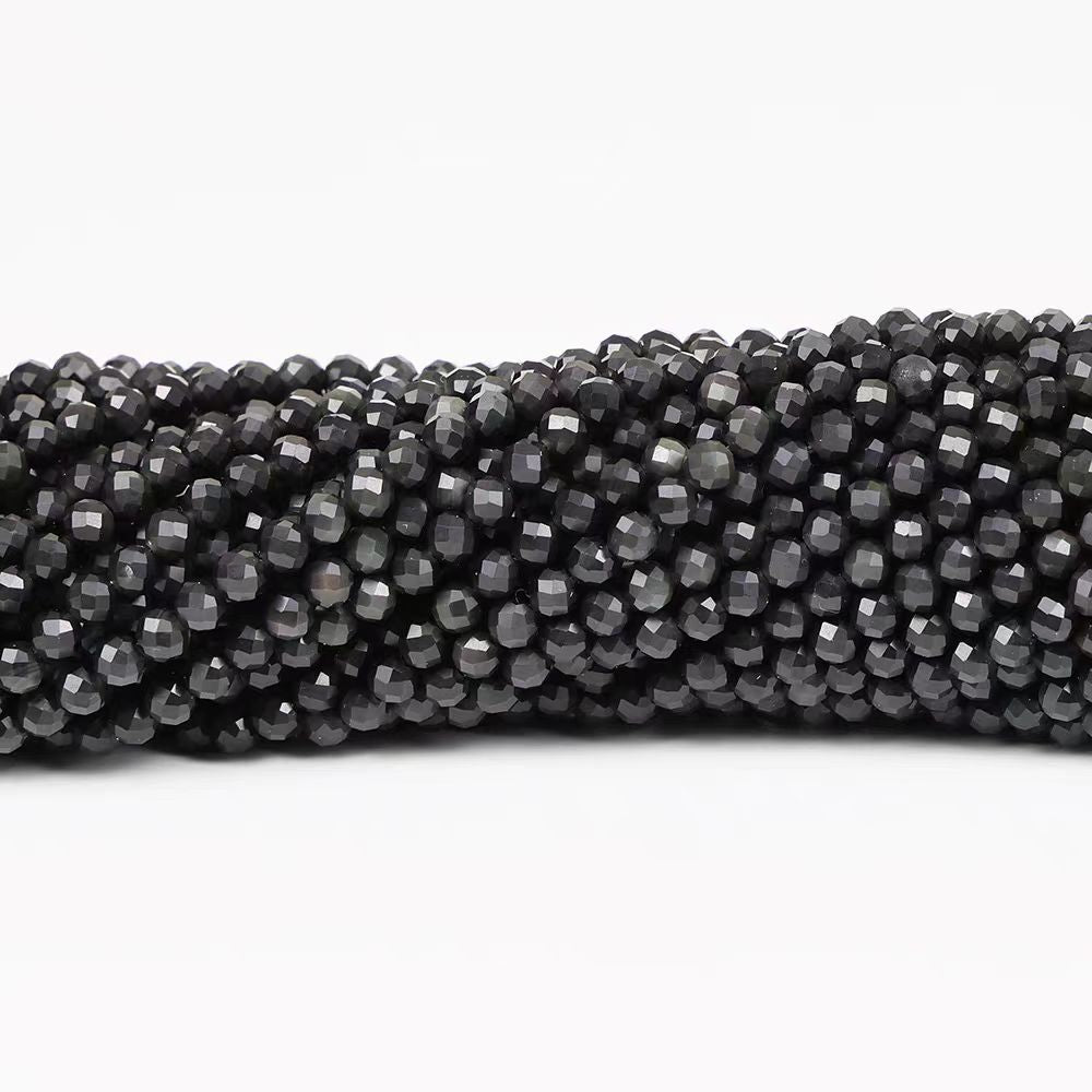 [WG1095] Natural black Obsidian