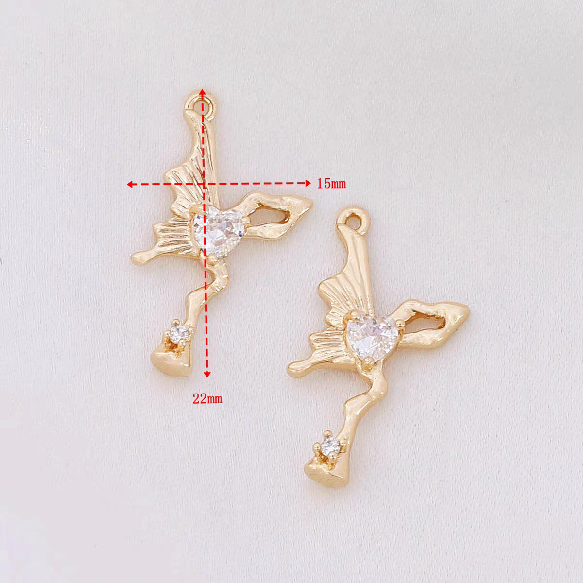 [WG1174] bow spacers & charms & pendants for jewelry diy