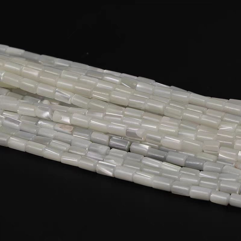 [WG1108] 3*5mm Natural Shell tube shap beads 1 string for Jewelry diy