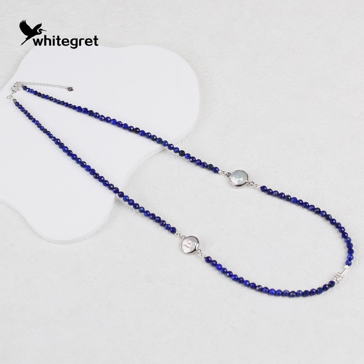 [WG0131] Lapis Lazuli & Silver925 Necklace