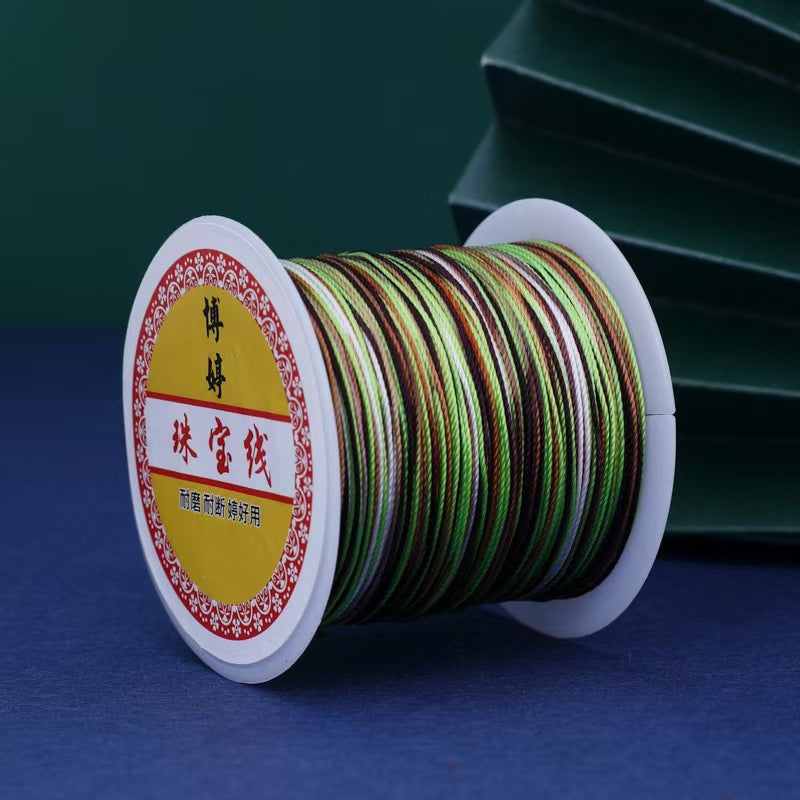 [WG1203] 1Reel Multi  partially dyed strand String for Jewelry diy
