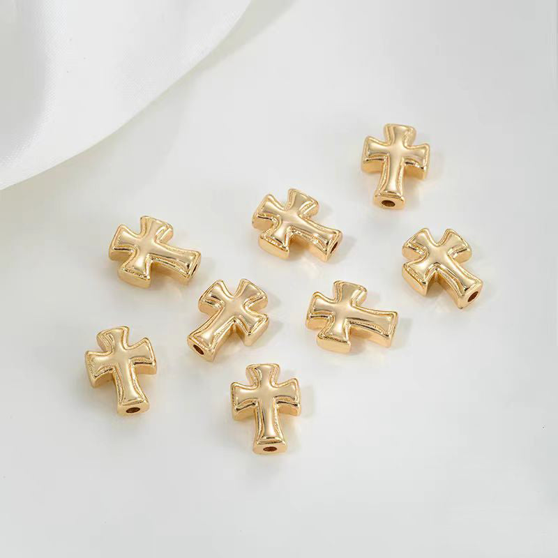 Cross Spacer Beads for Jewelry DIY