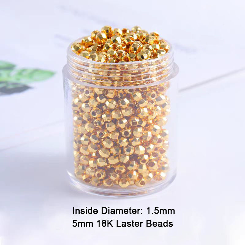 [WG1197] 100PCS Disco laser beads for Jewelry diy