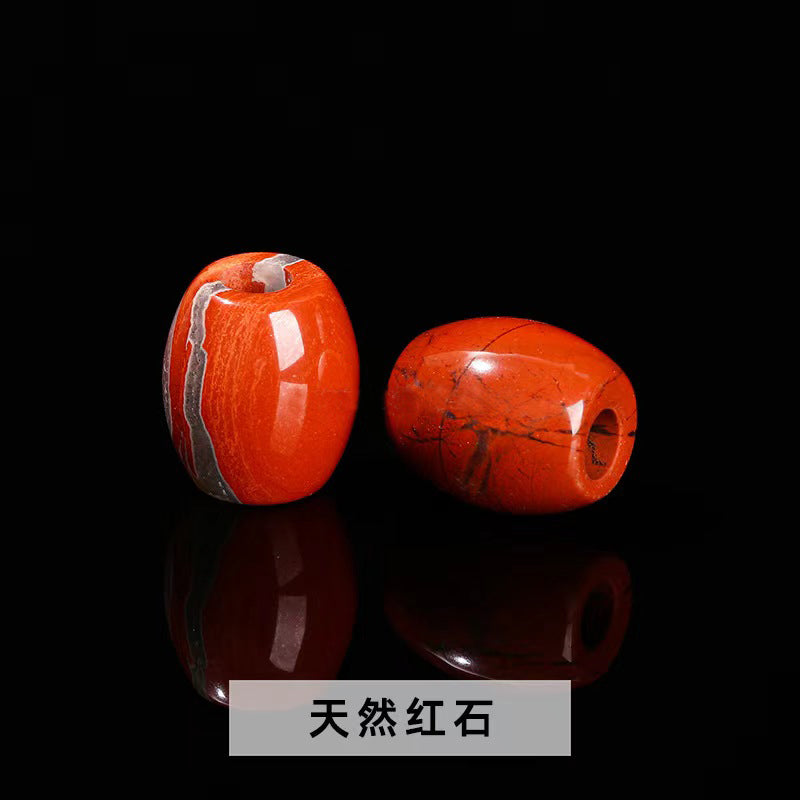 WG1073   Natural Crystal bucket bead diy Charms