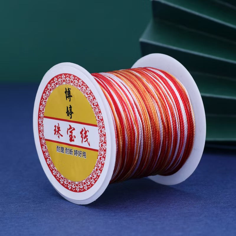 [WG1203] 1Reel Multi  partially dyed strand String for Jewelry diy