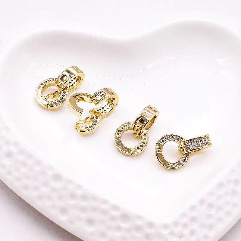 [WG1144] universal clasp charm-vacuum plating waterproof jewelry diy