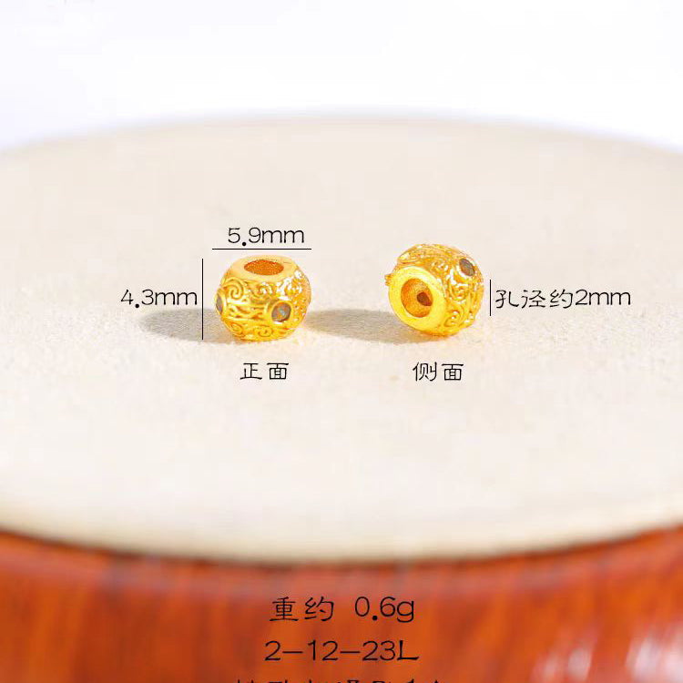 [WG1195] Zircon rainbow spacers for Jewelry diy charms