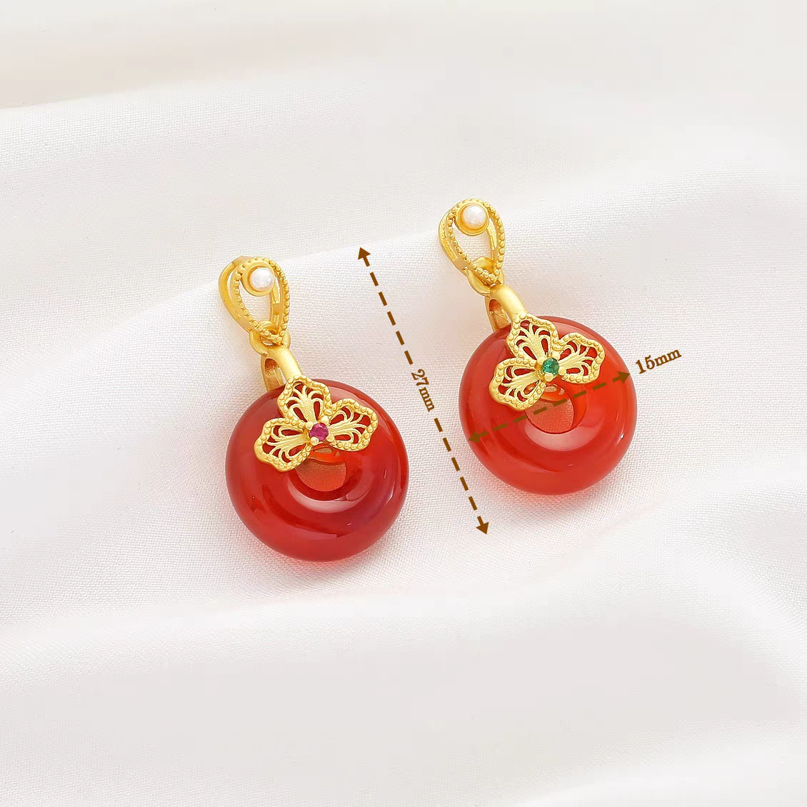 [WG1210] Natural Fluorite Agate Crytals Pendants for Jewelry diy