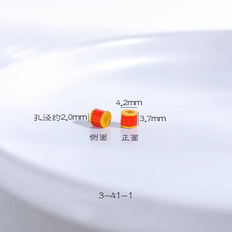 [WG1194]  Enamel Spacers for Jewelry diy charms - Jewelry DIY