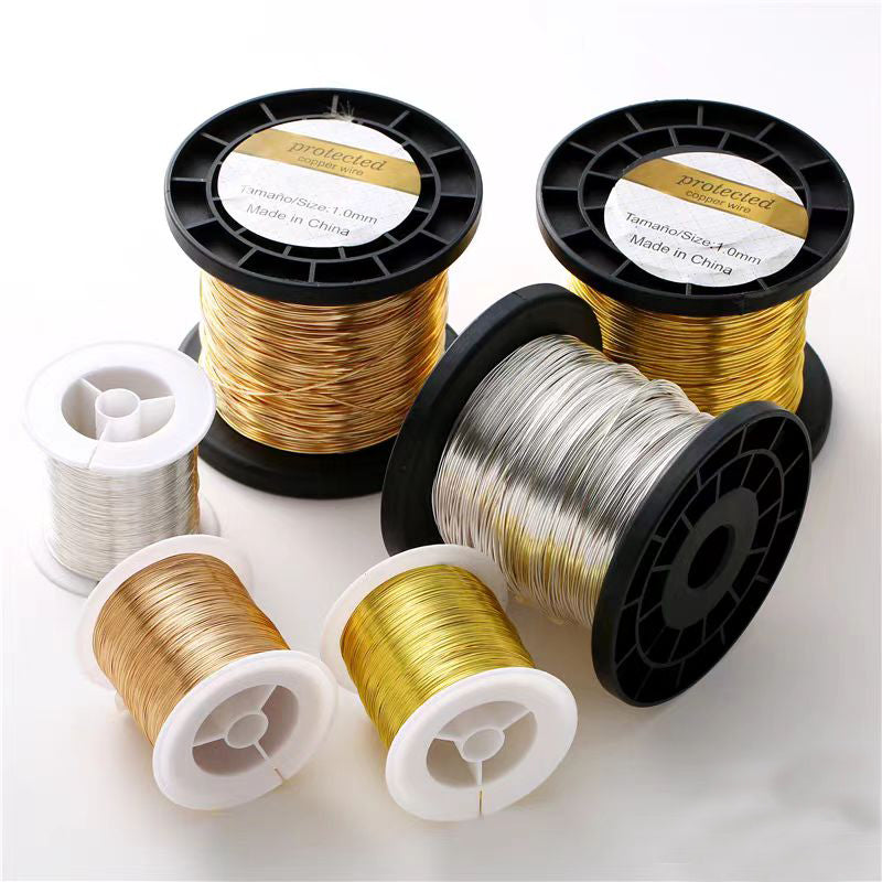 [WG0091] 1 Reel Fadeless Copper Wire for Handmade Jewelry DIY