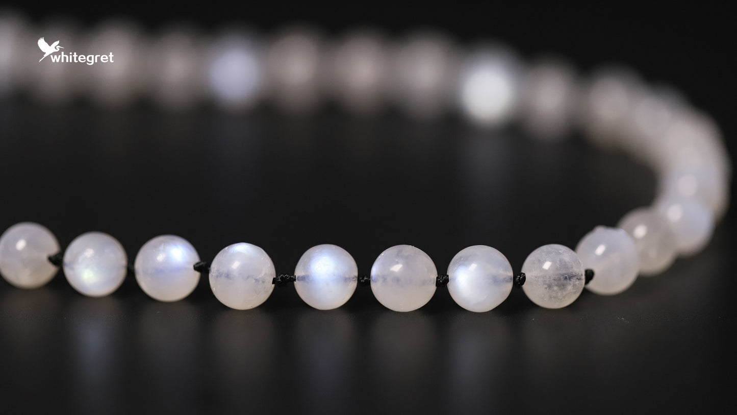 [WG0179] Moonstone Necklace Bracelet & combo Set