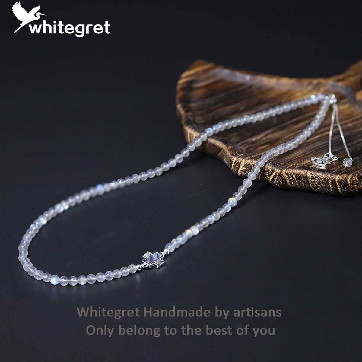 [WG0191] Natural Labradorite Necklace