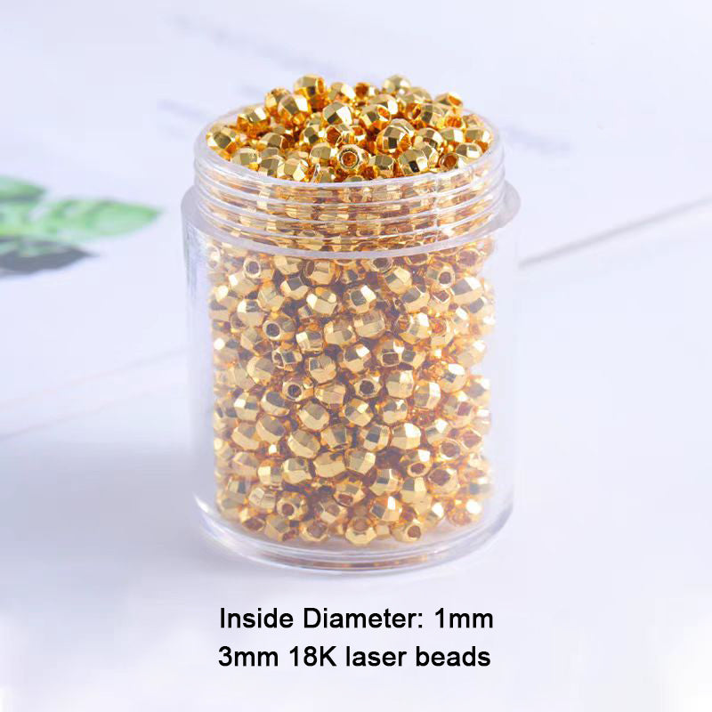 [WG1197] 100PCS Disco laser beads for Jewelry diy