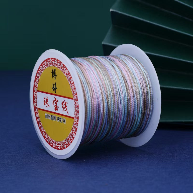 [WG1203] 1Reel Multi  partially dyed strand String for Jewelry diy