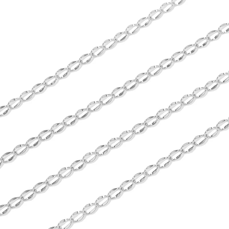 WG1047  Carven extension Chain-Vacuum Plating Waterproof Stainless steel chain