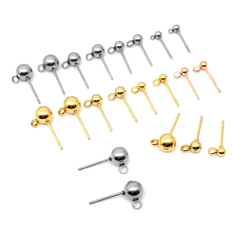 20PCS Stud earring for DIY