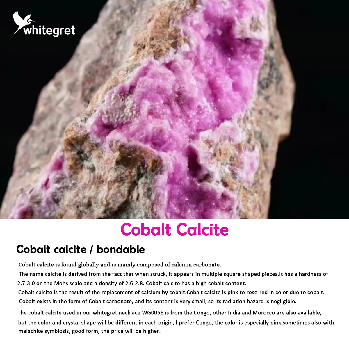 [WG0056] Natural Crystal Cobalt calcite & Alashan Agate Necklace new original handmade design sweater chain 2024 valent fashion diy bracelet Birthday Daily girl gifts