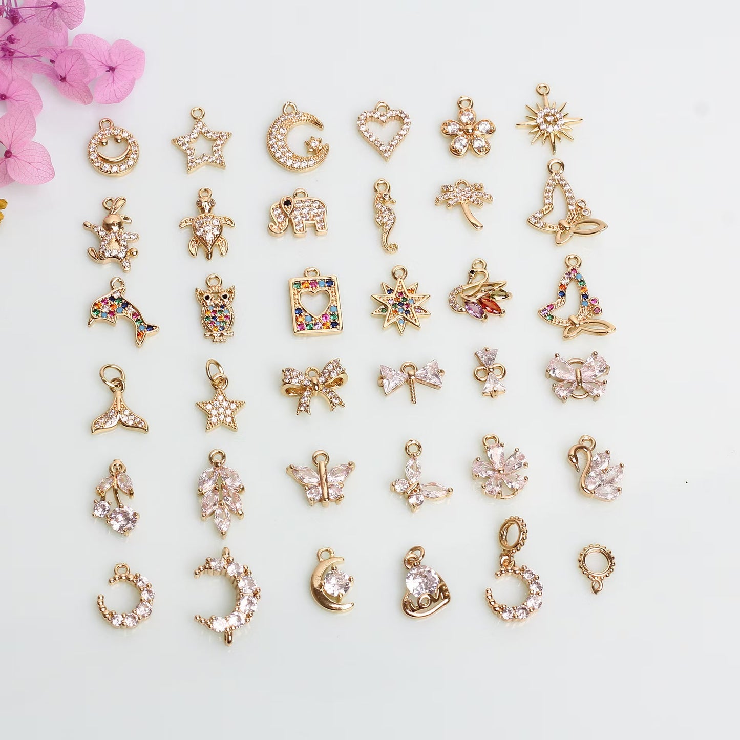 [WG1162] 1pcs spacer charm pendant for jewelry diy