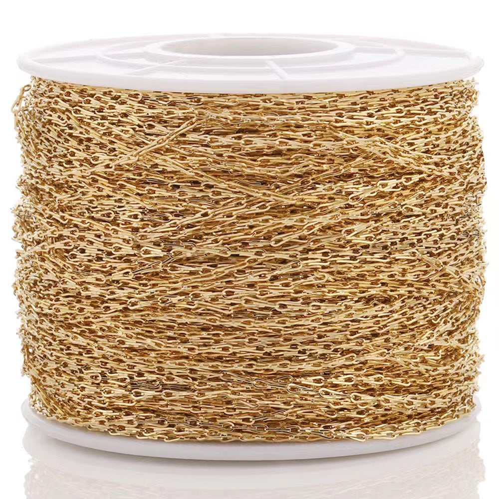 WG1023  seed chain-Vacuum Plating Waterproof Stainless steel diy chain