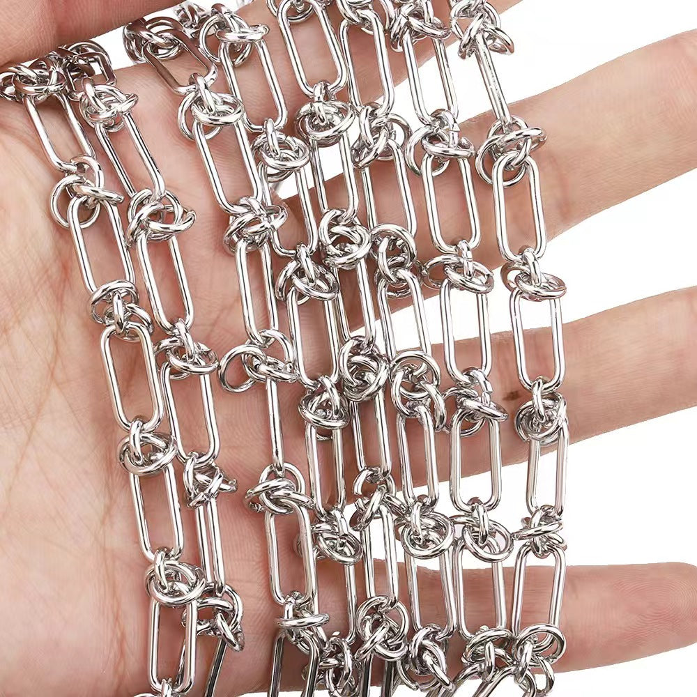 WG1018  Knot chain-Vacuum Plating Waterproof Stainless steel DIY chain