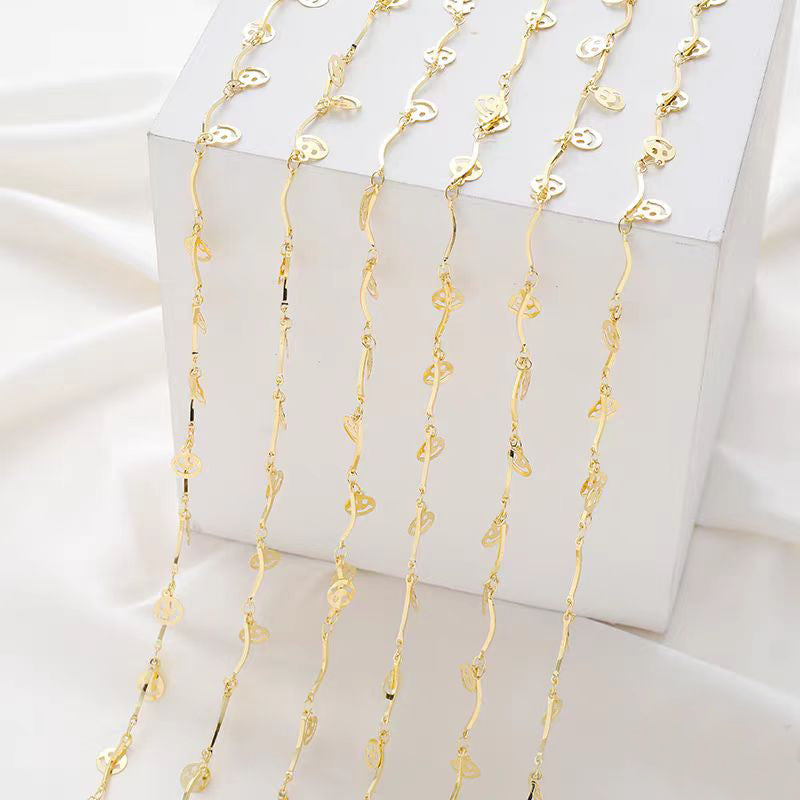 [WG1184] 1M Smile Chain for Jewelry diy