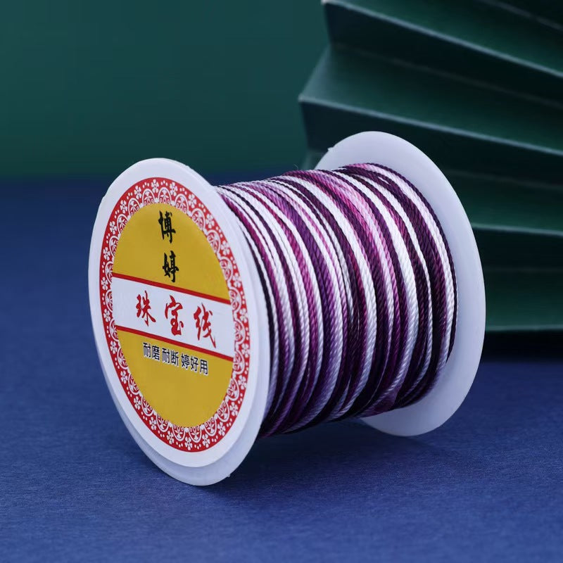 [WG1203] 1Reel Multi  partially dyed strand String for Jewelry diy