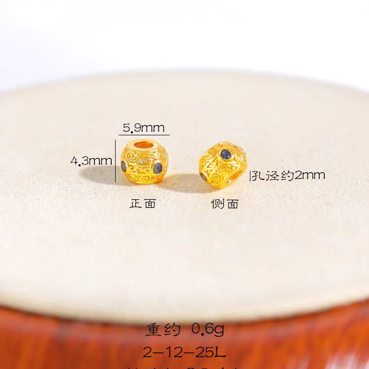[WG1195] Zircon rainbow spacers for Jewelry diy charms