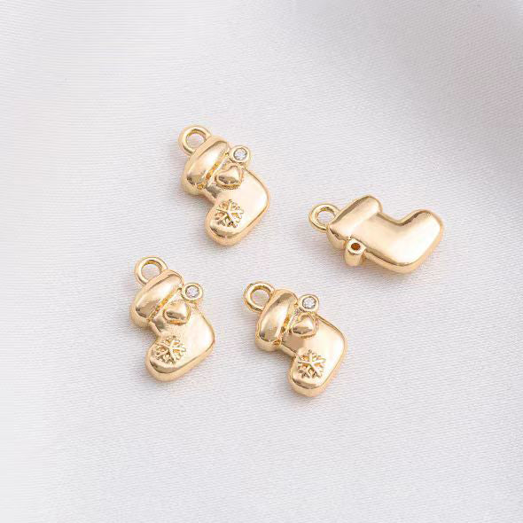 [WG1146]  Christmas spacers charms pendants for jewelry diy