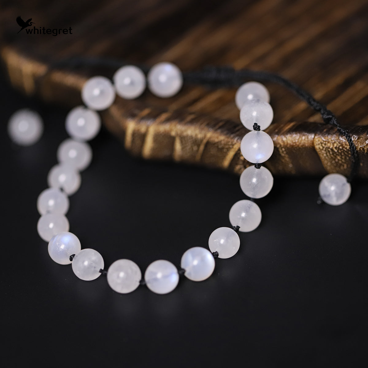 [WG0179] Moonstone Necklace Bracelet & combo Set