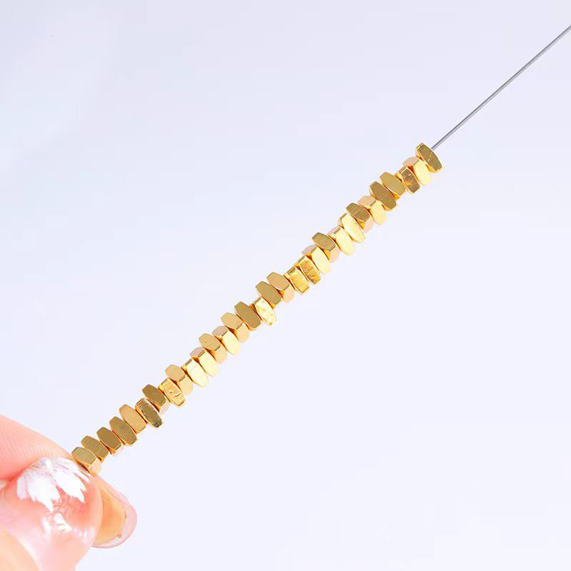 [WG1198] 100pcs gold/silver triangular spacers for Jewelry diy