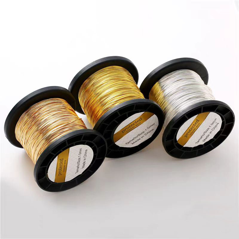 [WG0091] 1 Reel Fadeless Copper Wire for Handmade Jewelry DIY