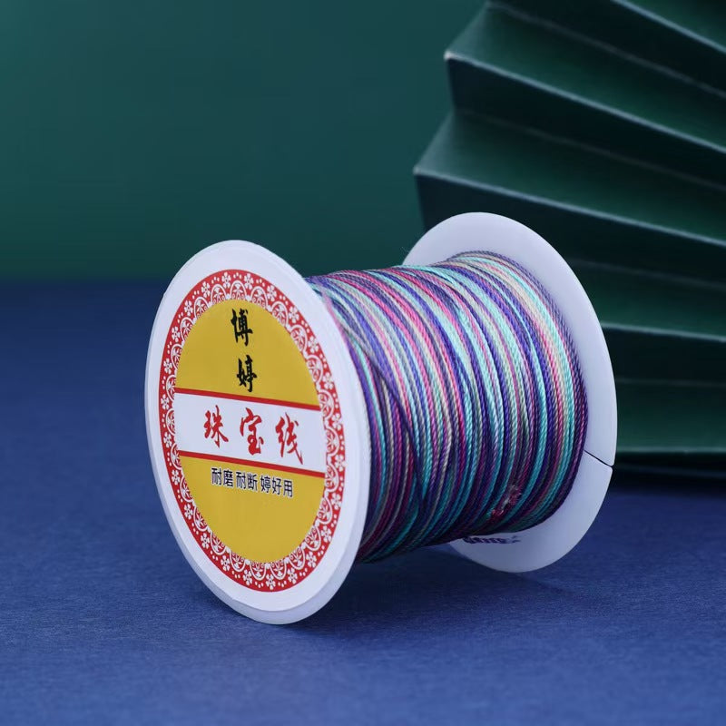 [WG1203] 1Reel Multi  partially dyed strand String for Jewelry diy