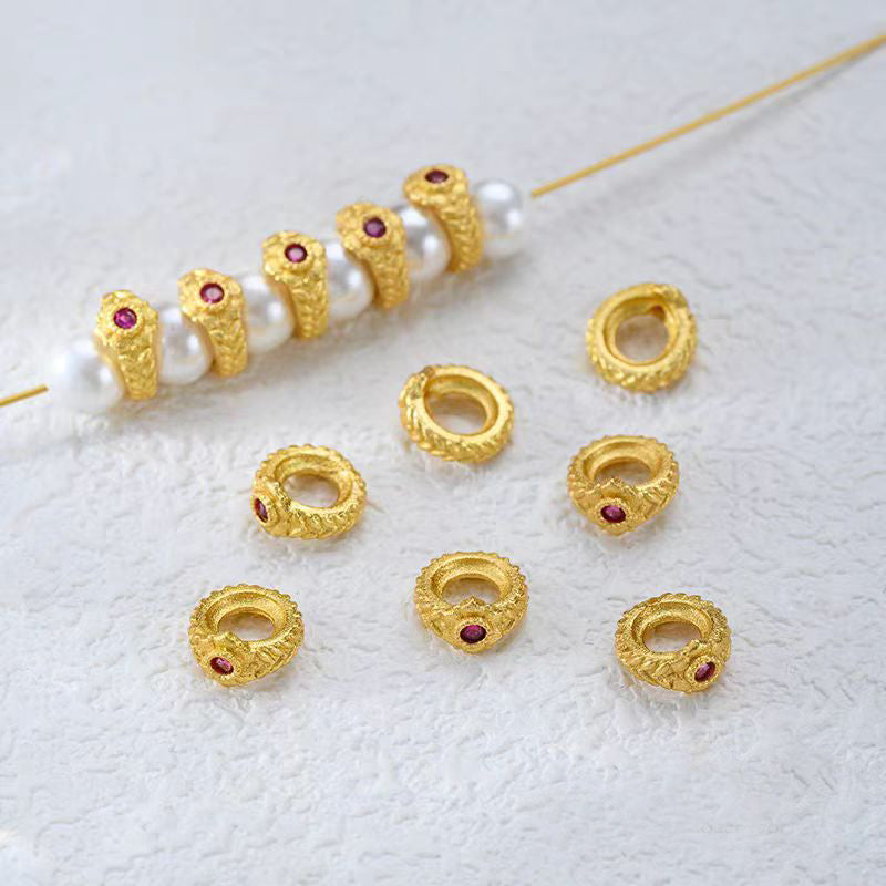 [WG1173] Cloidonne & Colour enamels spacers charms for jewelry diy