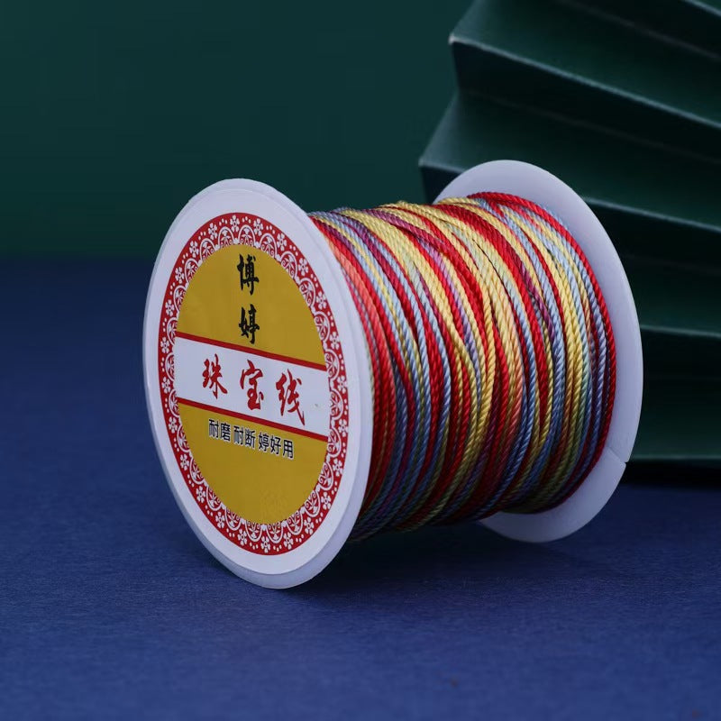 [WG1203] 1Reel Multi  partially dyed strand String for Jewelry diy
