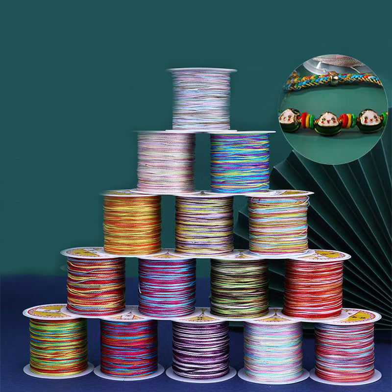 [WG1203] 1Reel Multi  partially dyed strand String for Jewelry diy