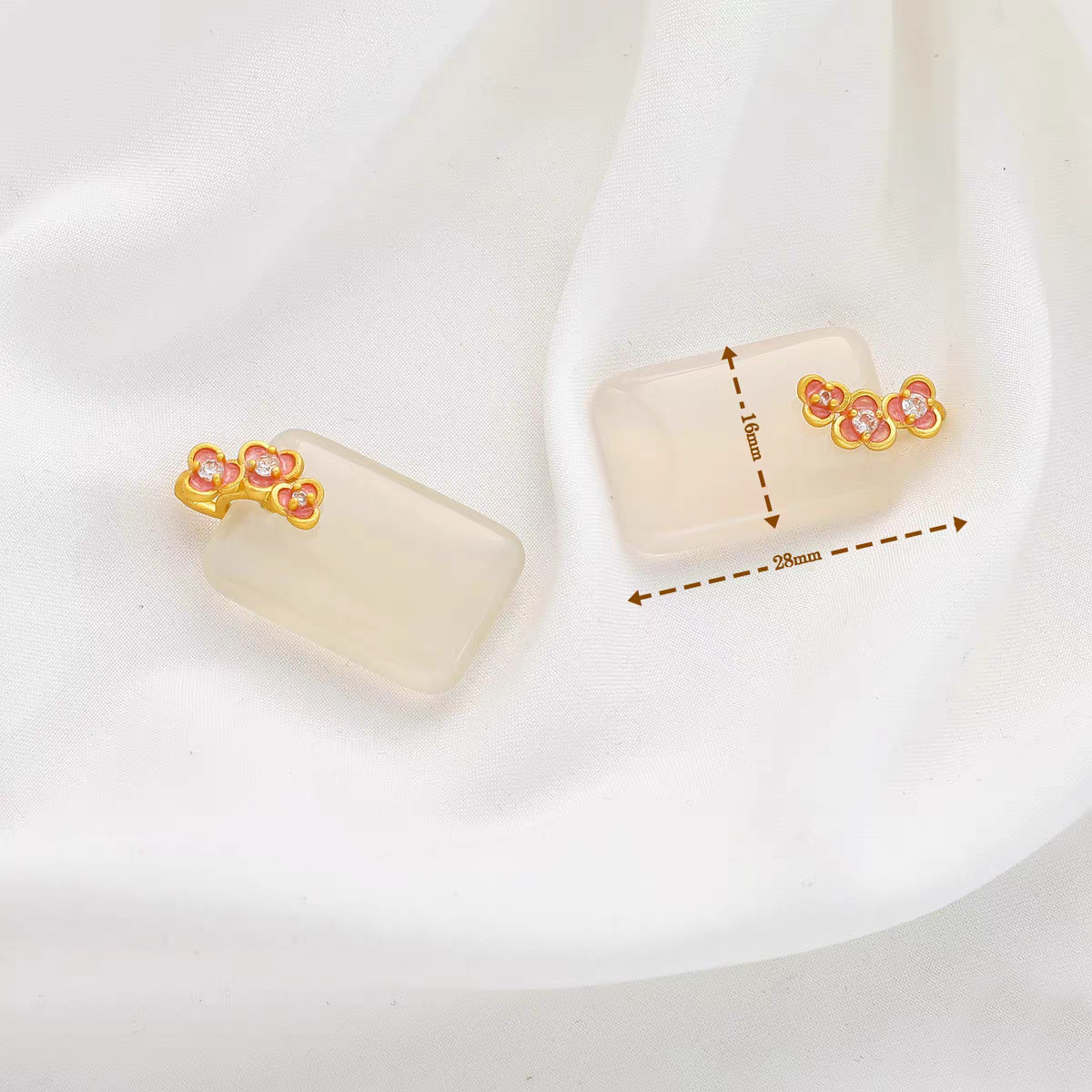 [WG1210] Natural Fluorite Agate Crytals Pendants for Jewelry diy