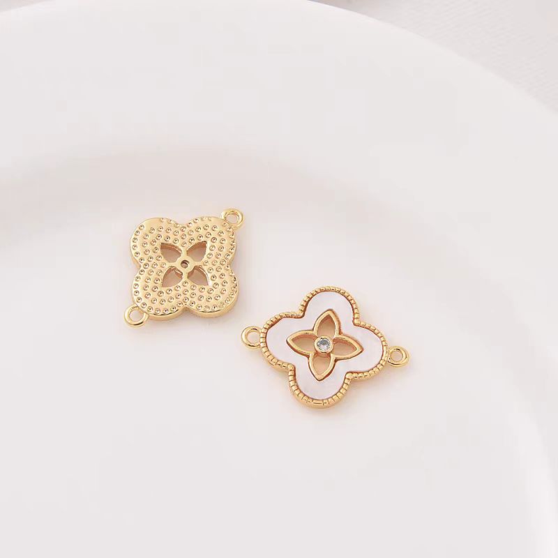 [WG1214] 14K Four Leaf Charm & Pendant