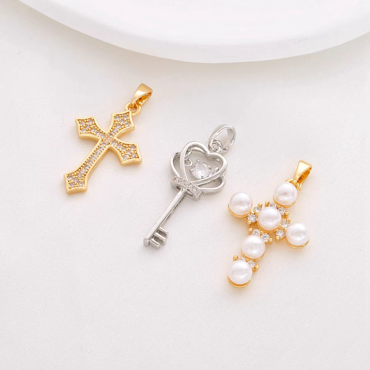 [WG1167] Charms with gold plated in different style for jewelry diy