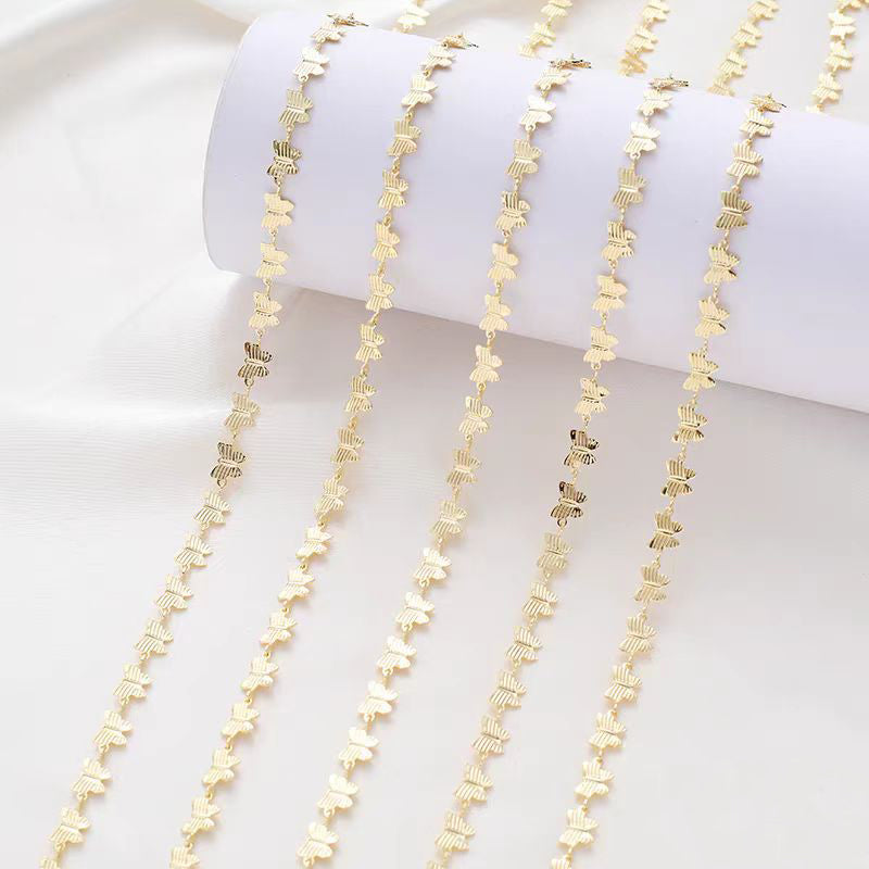 [WG1186] 1M Butterfly coated Chain for Jewelry diy