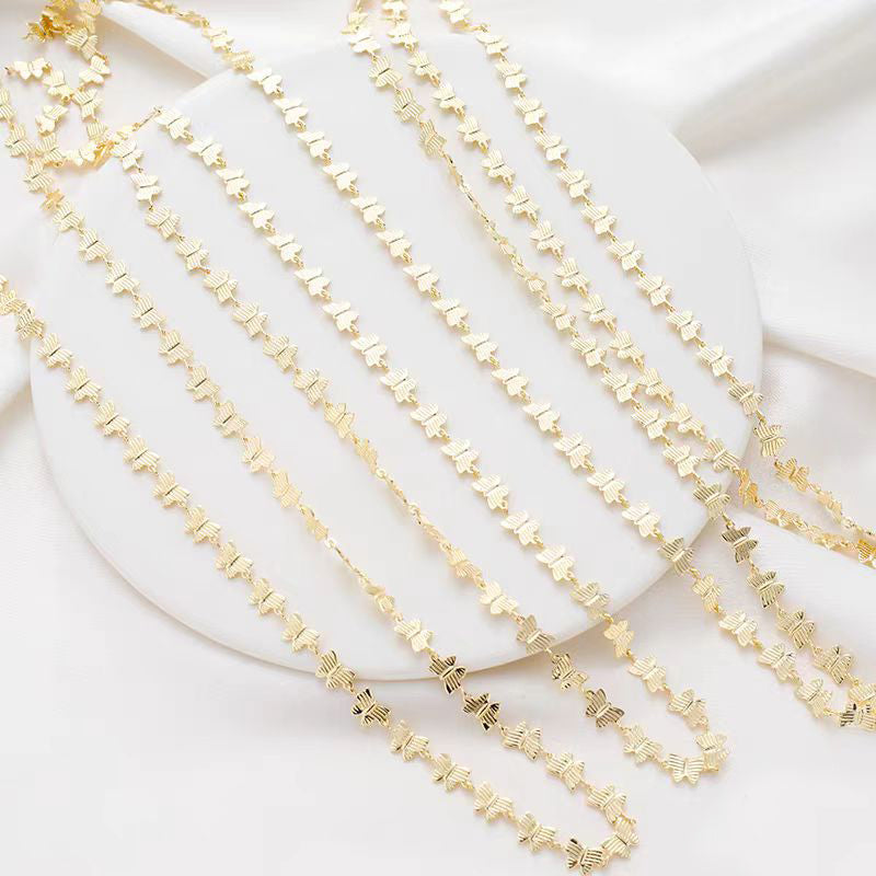 [WG1186] 1M Butterfly coated Chain for Jewelry diy