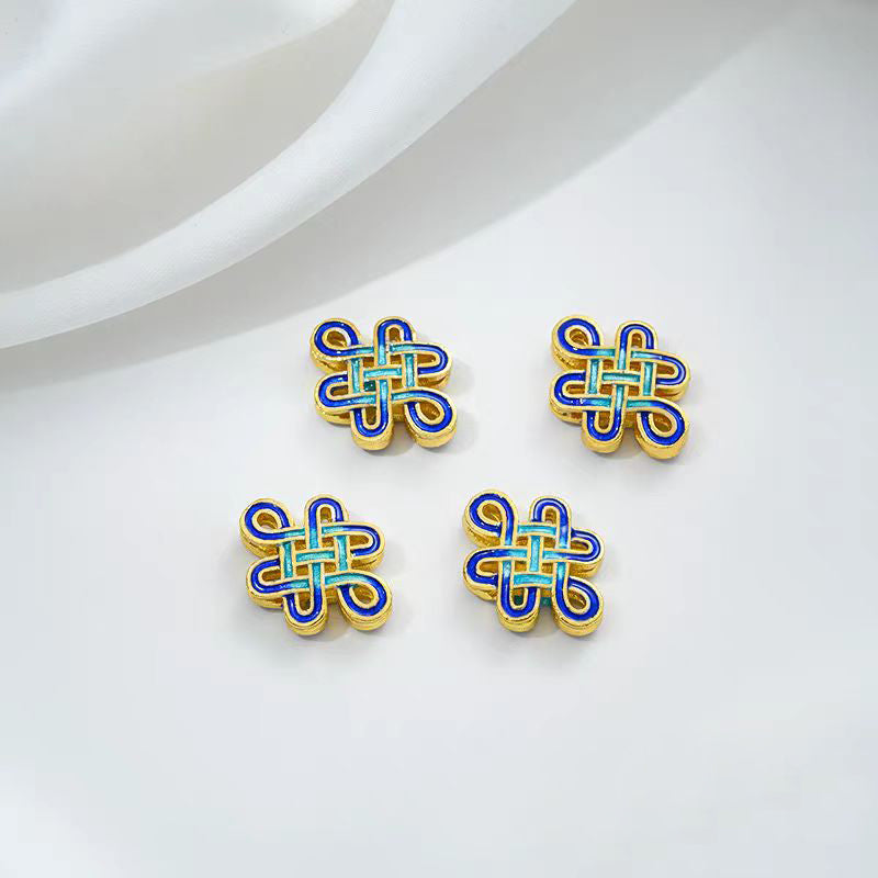 [WG1172] Cloidonne & Colour enamels spacers charms for jewelry diy