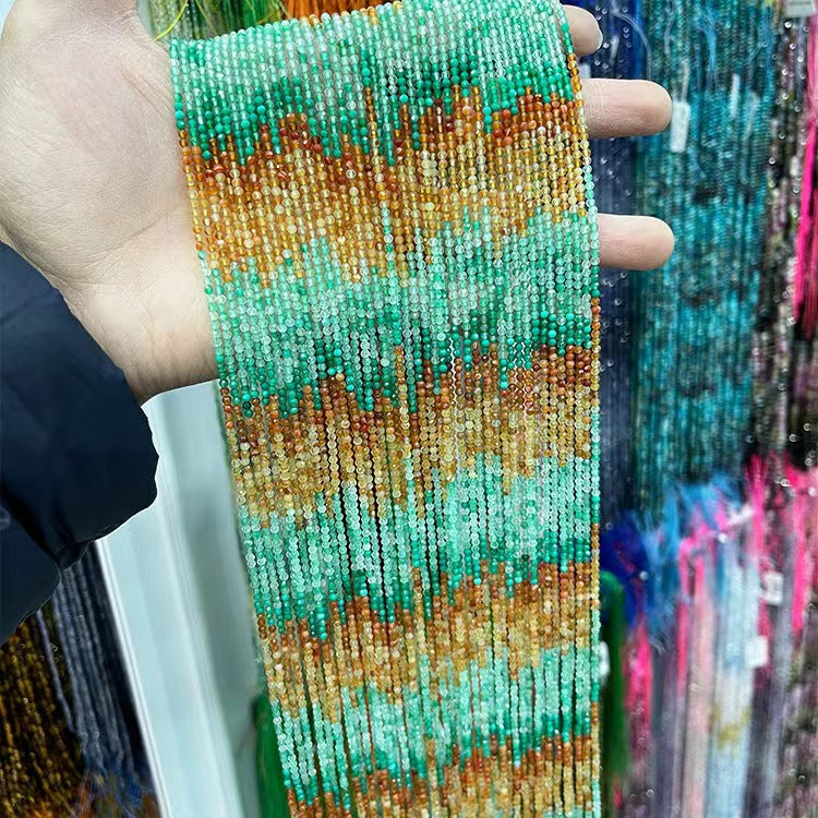 [WG1092]   Natural gradient Facted Crystals for Jewelry DIY