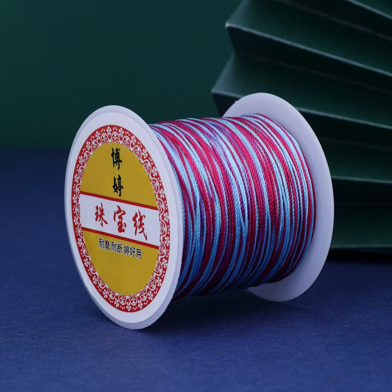[WG1203] 1Reel Multi  partially dyed strand String for Jewelry diy