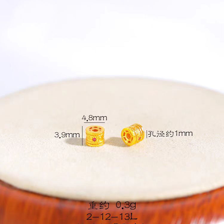 [WG1195] Zircon rainbow spacers for Jewelry diy charms