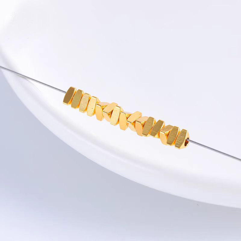 [WG1198] 100pcs gold/silver triangular spacers for Jewelry diy