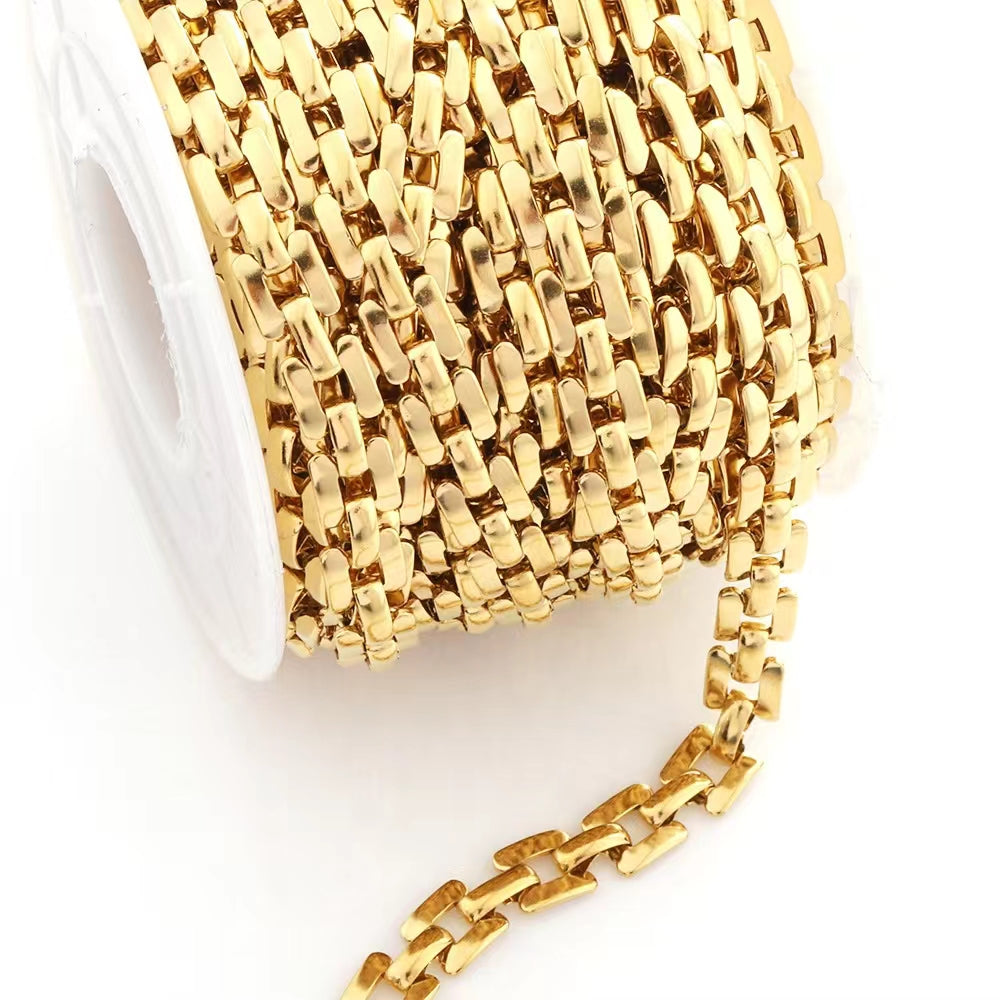 WG1014  Watch strap chain-Vacuum Plating Waterproof Stainless steel diy chain