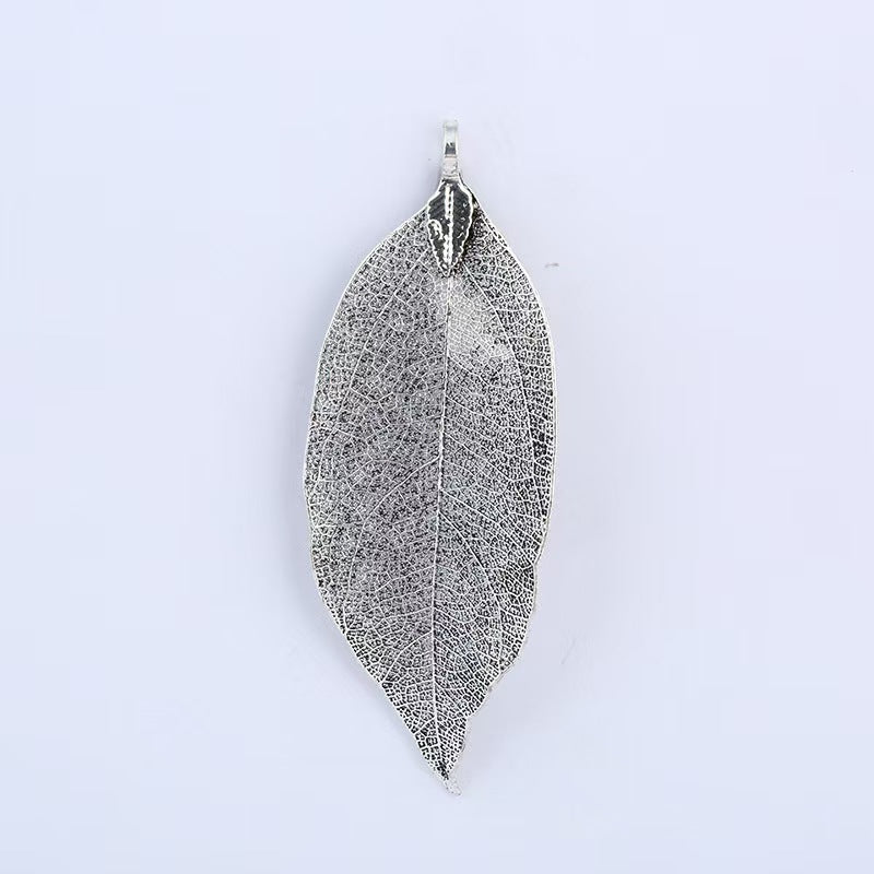 [WG1112] 10pcs Natural leaf with Multi copper plated
