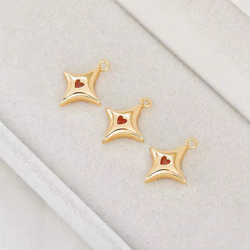 [WG1153] 1PCS Star spacer charm pendant for jewelry diy