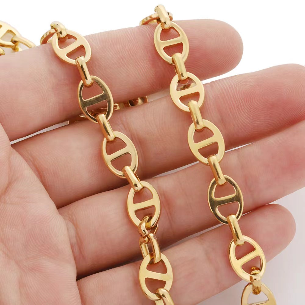 WG1003  Anchor chain-Vacuum Plating Waterproof Stainless steel DIY chain