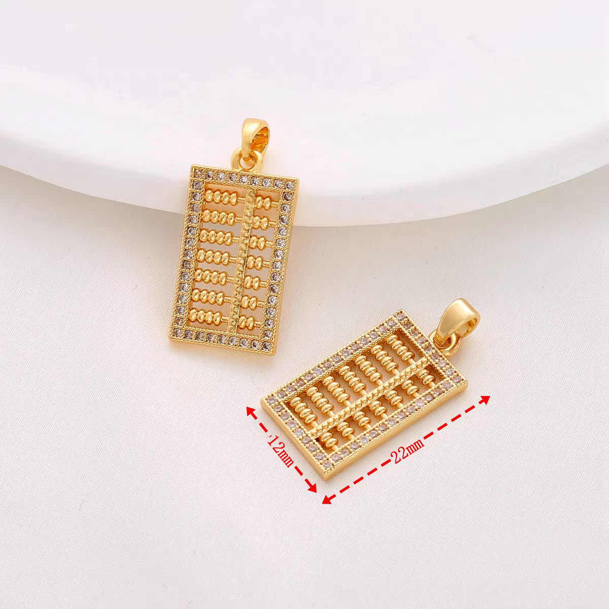 [WG1167] Charms with gold plated in different style for jewelry diy